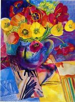 Tulips, Pansies