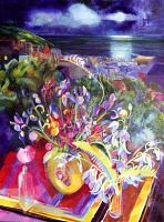 Flowers and Moonlight in Hospital